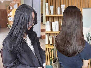 キュオンシア(CUEON. ciea)の写真/くせ毛・うねり髪にさよなら!CUEON式髪質改善とナチュラル縮毛矯正で感動体験を◎