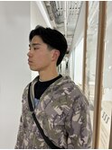 メンズカットメンズセンターパートニュアンスパーマ渋谷