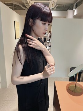 ユー セント(yew scent) 【栄/矢場町】ワイドバング×暖色カラー