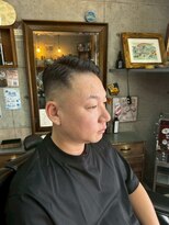 アールズ ヘア(R's hair)&nbsp;MEN’S HAIR/サーフカール/刈り上げセンターパート/印西
