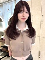 ネモネ バイ ミリー 梅田茶屋町(nemone by milly)&nbsp;【梅田茶屋町】透け感ピンクパープル×ナチュラルレイヤー
