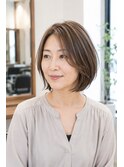 白髪ぼかしハイライト