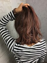 プライズ アイリス 池袋東口店(prize Iris)&nbsp;ピンクグレージュ/切りっぱなしボブ【池袋・池袋東口店】