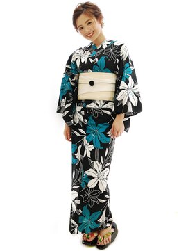 ゲッカビジン(GEKKABIJIN) Ｙ132浴衣レンタル+着付+ヘアセット9990円