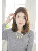 ミディアム・内巻きナチュラル