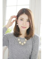 ヘアーアンドスマイル バル(hair&smile Baru)&nbsp;ミディアム・内巻きナチュラル