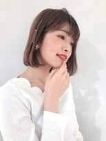 【豊田楓】大人可愛い 小顔 前下がりボブ