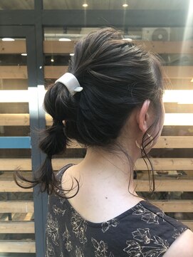 ロレ バトヘアー 下北沢(lore bat.hair) おでかけ前に簡単ヘアアレンジ