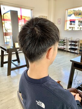 オレンジ(orange) 【orange大分賀来】メンズツーブロックショートスタイル