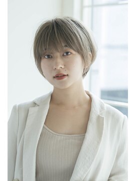 ガーデン タチカワ(garden tachikawa) 20代30代大人かわいいハンサムショート×ブルーグレージュ