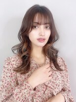 アイティーバイアルバム 藤沢店(IT by ALBUM) イヤリングカラーヨシンモリくびれヘア_ミニウルフ_8874