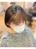 フェイスフレーミングボブ