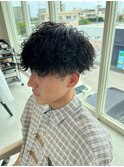 メンズ京都波巻きツイストスパイラルパーマ