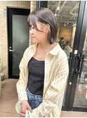イヤリングカラー＊切りっぱなしボブ