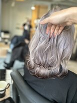 ラフ 難波店(LAFF) #黒髪#ボブルフ#ネビージュ#小顔#ワンレン