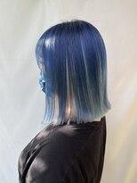 サラ 新宮店(SARA) デザインカラー　Blue×silver