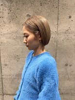 レックスヘアーインターナショナル(ReX HAIR INTERNATIONAL) 【中野　倫大朗】bob×milktea beige