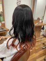 ルシードスタイルビーシャイン(LUCIDO STYLE B SHINE)&nbsp;豊橋ビーシャイン★ブラッドオレンジ×裾グラデーション