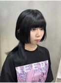 ○クラゲウルフヘア姫カットウルフレイヤーカット中性ウルフ○