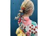 【電話予約のみ】　ヘアセット+浴衣着付　￥11000→￥5500【立川】