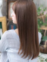 カバーヘア ブリス 志木南口駅前店(COVER HAIR bliss)&nbsp;★美髪ミルクティーベージュ小顔艶感ストレート20代30代40代★10