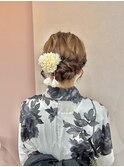 浴衣アップアレンジ＊