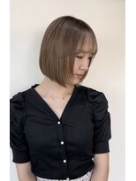 ラル(Lull)&nbsp;【奥山敬大】フェミニンボブ/ブロンドカラー