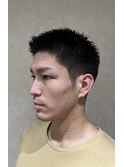 黒髪刈り上げバーバースパイキーベリーショート