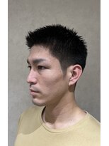 ヨシザワインク プレミアム 横浜 桜木町店(YOSHIZAWA Inc. PREMIUM)&nbsp;黒髪刈り上げバーバースパイキーベリーショート