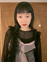 テテ ニコ(tete nico)&nbsp;【大前晴奈】地毛風カラー/オン眉顔まわりレイヤー