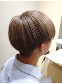 マッシュ×ベージュ