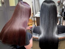 髪質改善ストレート.酸性ストレートと髪質改善・美髪向上トリートメントで素材を向上 ＆ 似合わせカット