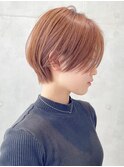 say.田代ベージュ外巻きボブタッセルカット透明感カラー50代白髪