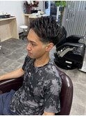 テーパーフェードナチュラルセット刈り上げツーブロックビジカジ