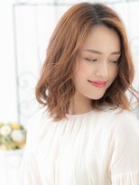 エイトサロン 八潮(8salon)&nbsp;八潮/髪質改善/アプリコットオレンジ♪大人ウェーブミディアムl