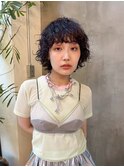 くせ毛風ウルフパーマ　松尾