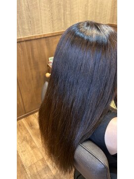 アストリーヘアーラウンジ(astory hair lounge) アディクシーカラー×サファイア×ロング