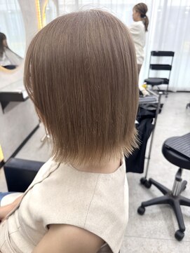 ルノン シェリー(LUNON cheliy) アプリコットオレンジくびれヘアハイライトカラー熊本