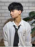 NOA solte. メンズツイストスパイラルパーマ/メンズマッシュ/栄