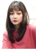 《CODE.LINE》オン眉バング×エアリーセミ