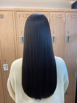 艶髪ロング≪西新/百道浜≫髪質改善/ツヤ髪/ヘッドスパ