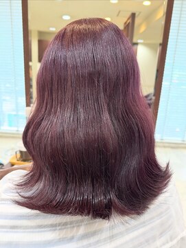 ファブ 千葉店(FaB) 【ブリーチなしダブルカラー×ピンクラベンダー】