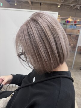 レイヤーボブ/ローライト/デザインカラー