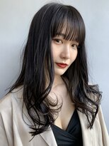 ディクト(D.C.T.) #黒髪ロング#パーマスタイル