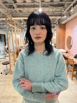 セーヌ(CEINE) CEINE【三軒茶屋】ミディアムウルフレイヤー×髪質改善パーマ