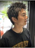 【スパイキーショート×パーマ】短髪/刈り上げ/メンズカット