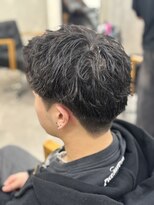 スウェル 稲毛店(Swell)&nbsp;MEN’S HAIR/サーフカール/刈り上げセンターパート/稲毛