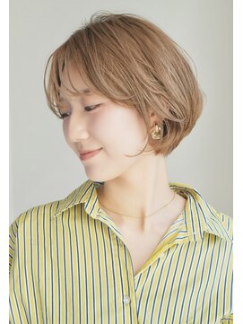 インセプション 銀座(INCEPTION) 前下がりショート・ボブ/パーマ/前髪なし/30代/40代/50代/長め