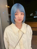 ユルク(JURK nagoya)&nbsp;栄/ダークパープル/ナチュラルショート/ミルクブラウン/夏