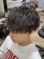 ベル 桑名(BHEL) 桑名メンズパーマツイストスパイラルパーマッシュウルフカット